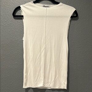 NWOT: Zara White Sleeveless Top